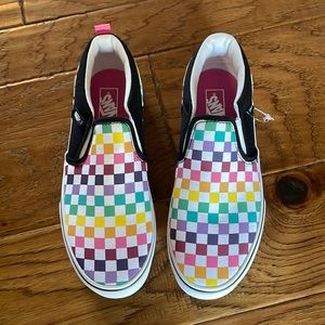Vans Asher Party Checkerboard "Black/Multi"